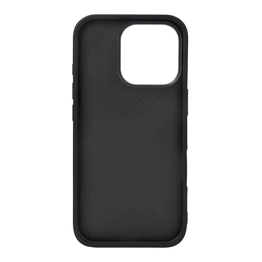 iPhone 16 Pro Buffalo Ægte Læder Cover - MagSafe Kompatibel - Sort