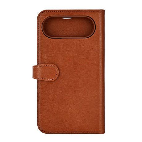 iPhone Air Buffalo 2-i-1 Ægte Læder Flip Cover - Brun