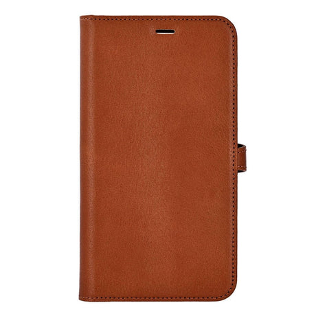 iPhone 17 Pro Max Buffalo 2-i-1 Ægte Læder Flip Cover - Brun
