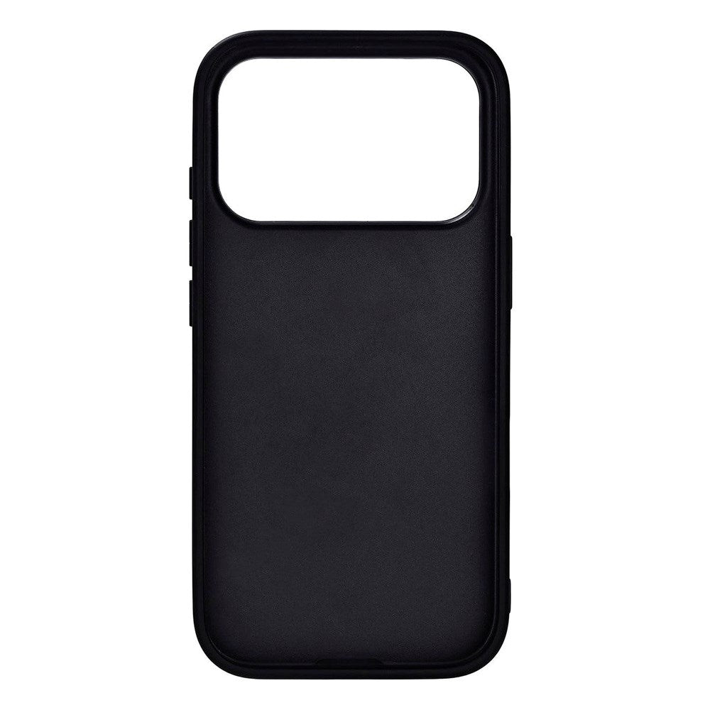 iPhone 17 Pro Buffalo Ægte Læder Bagside Cover - MagSafe Kompatibel - Sort