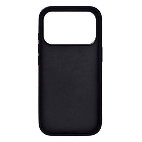 iPhone 17 Pro Buffalo Ægte Læder Bagside Cover - MagSafe Kompatibel - Sort