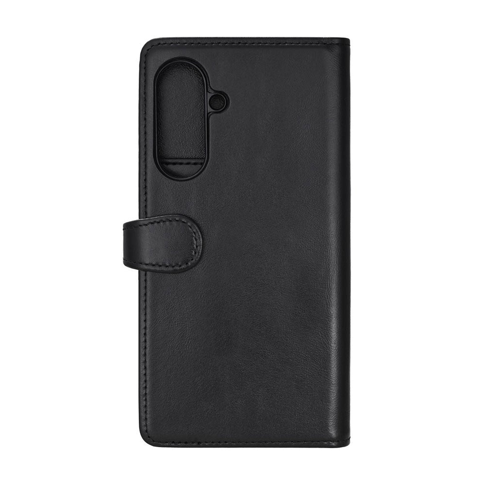 Samsung Galaxy A37 Buffalo 2-i-1 Ægte Læder Flip Cover - Sort
