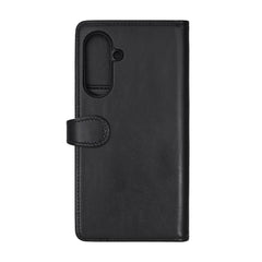 Samsung Galaxy A37 Buffalo 2-i-1 Ægte Læder Flip Cover - Sort