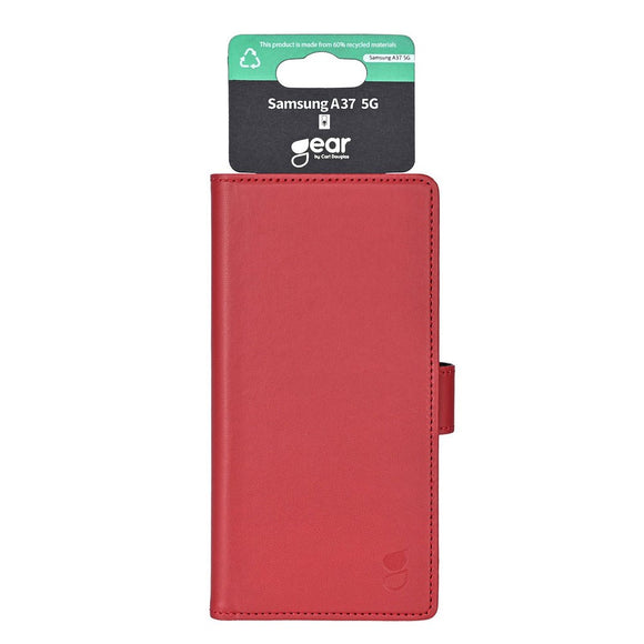 Samsung Galaxy A37 GEAR Kunstlæder Flip Cover - Rød