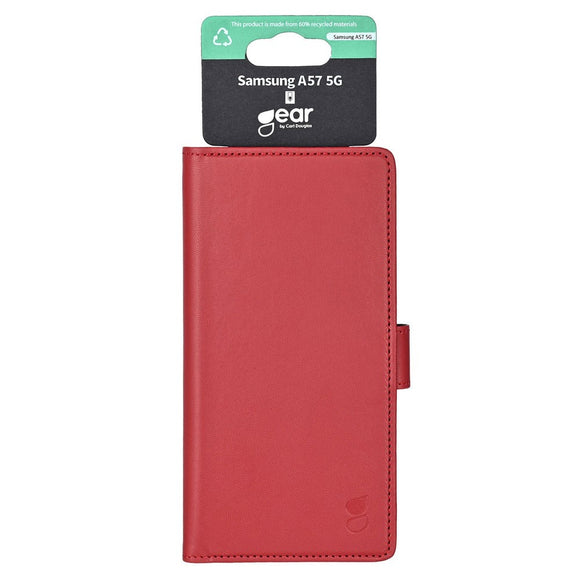 Samsung Galaxy A57 GEAR Kunstlæder Flip Cover - Rød