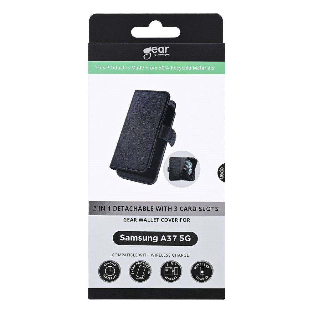 Samsung Galaxy A37 GEAR 2-i-1 Flip Cover - Sort