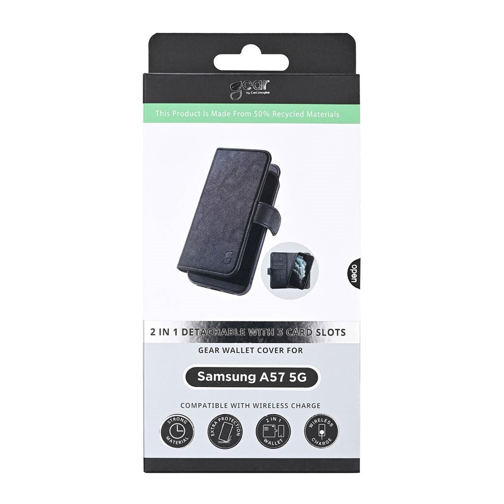 Samsung Galaxy A57 GEAR 2-i-1 Flip Cover - Sort