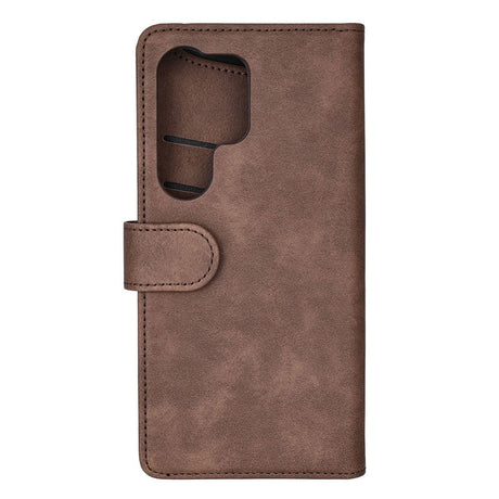Samsung Galaxy S26 Ultra GEAR Kunstlæder Flip Cover - MagSafe Kompatibel - Brun