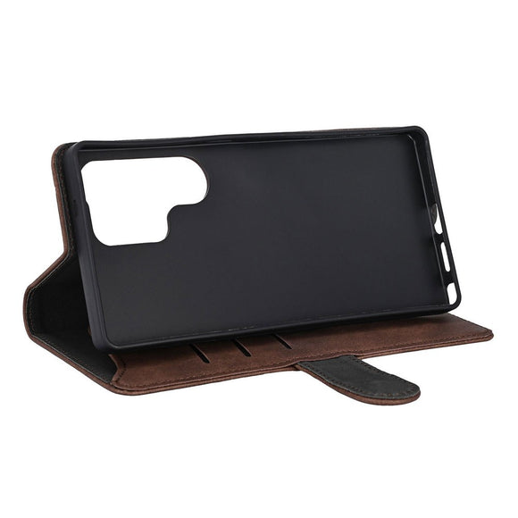 Samsung Galaxy S26 Ultra GEAR Kunstlæder Flip Cover - MagSafe Kompatibel - Brun