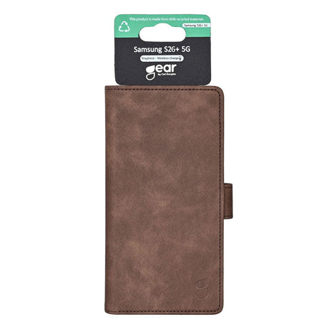 Samsung Galaxy S26+ (Plus) GEAR Kunstlæder Flip Cover - MagSafe Kompatibel - Brun
