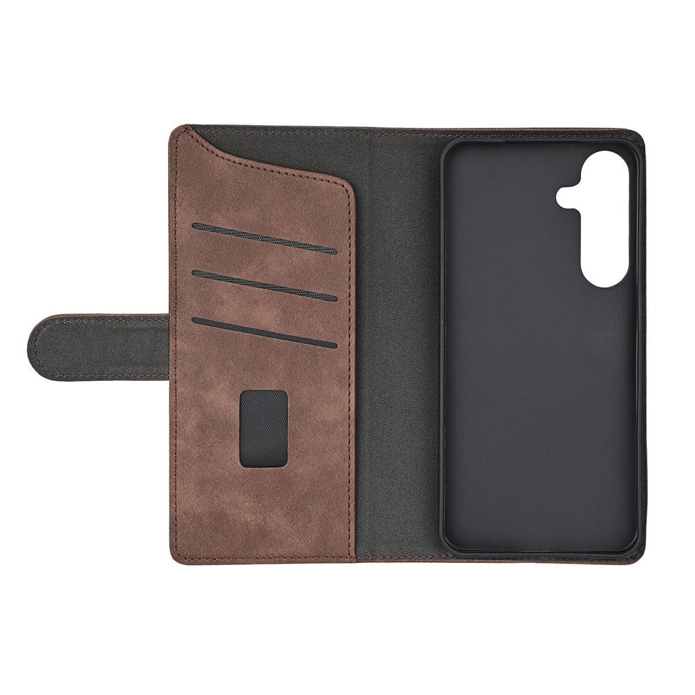 Samsung Galaxy S26+ (Plus) GEAR Kunstlæder Flip Cover - MagSafe Kompatibel - Brun