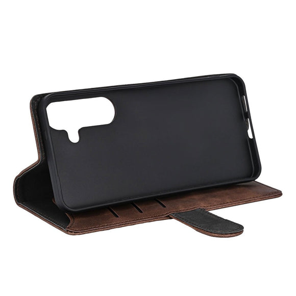 Samsung Galaxy S26+ (Plus) GEAR Kunstlæder Flip Cover - MagSafe Kompatibel - Brun