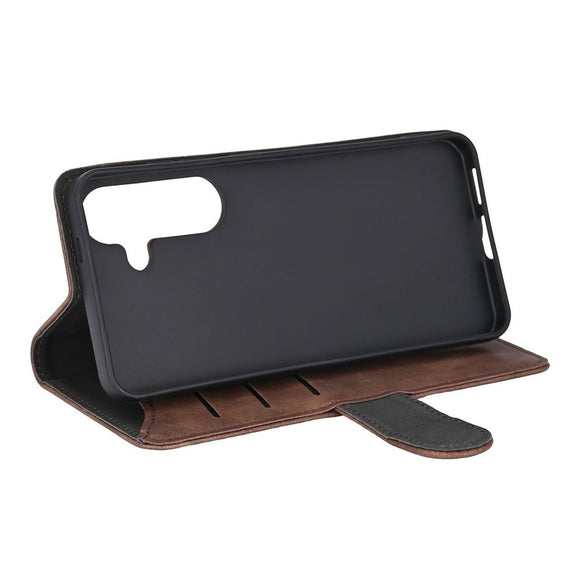 Samsung Galaxy S26 GEAR Kunstlæder Flip Cover - MagSafe Kompatibel - Brun