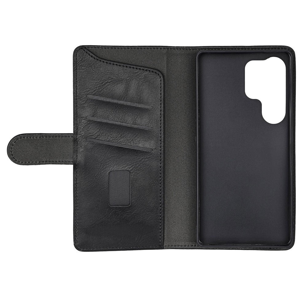 Samsung Galaxy S26 Ultra GEAR Kunstlæder Flip Cover - MagSafe Kompatibel - Sort