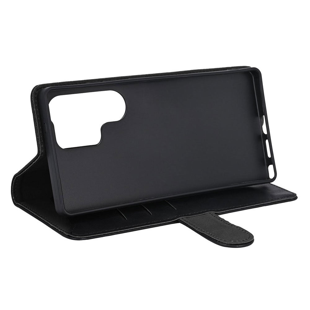 Samsung Galaxy S26 Ultra GEAR Kunstlæder Flip Cover - MagSafe Kompatibel - Sort