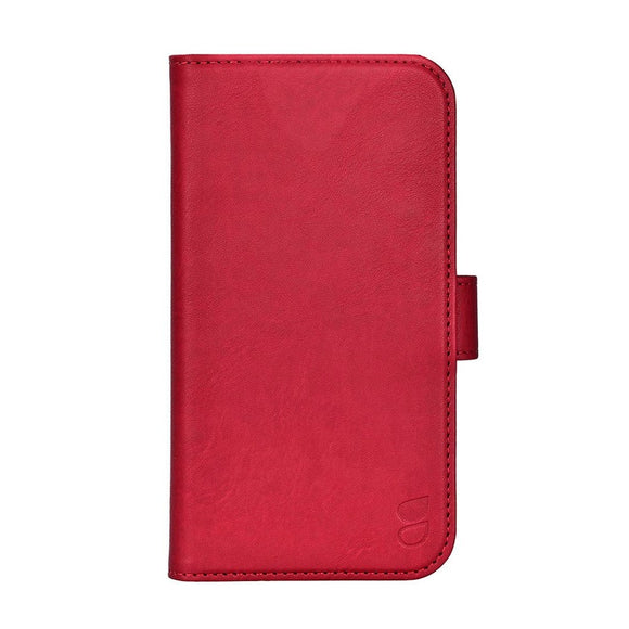 iPhone 17 Pro GEAR Kunstlæder Flip Cover - MagSafe Kompatibel - Rød