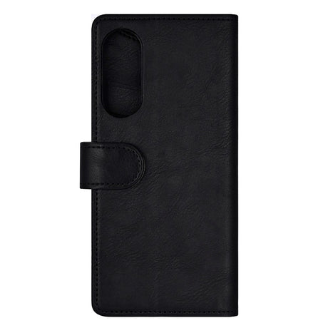 Samsung Galaxy S25 Edge GEAR Kunstlæder Flip Cover - MagSafe Kompatibel - Sort