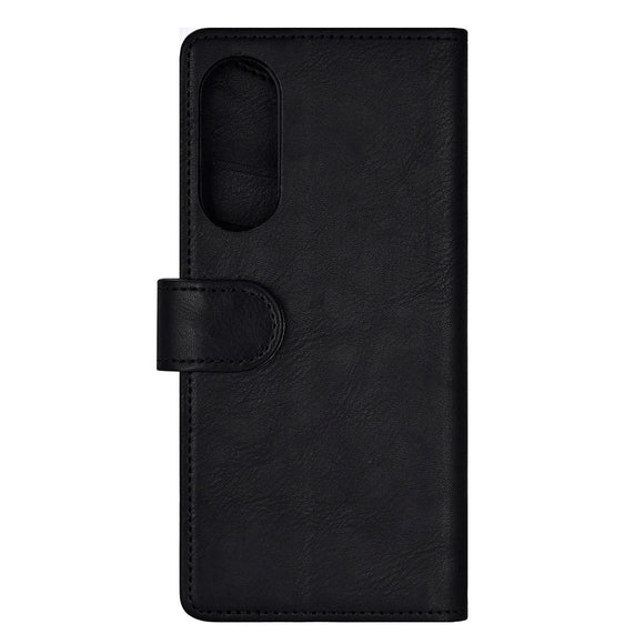 Samsung Galaxy S25 Edge GEAR Kunstlæder Flip Cover - MagSafe Kompatibel - Sort