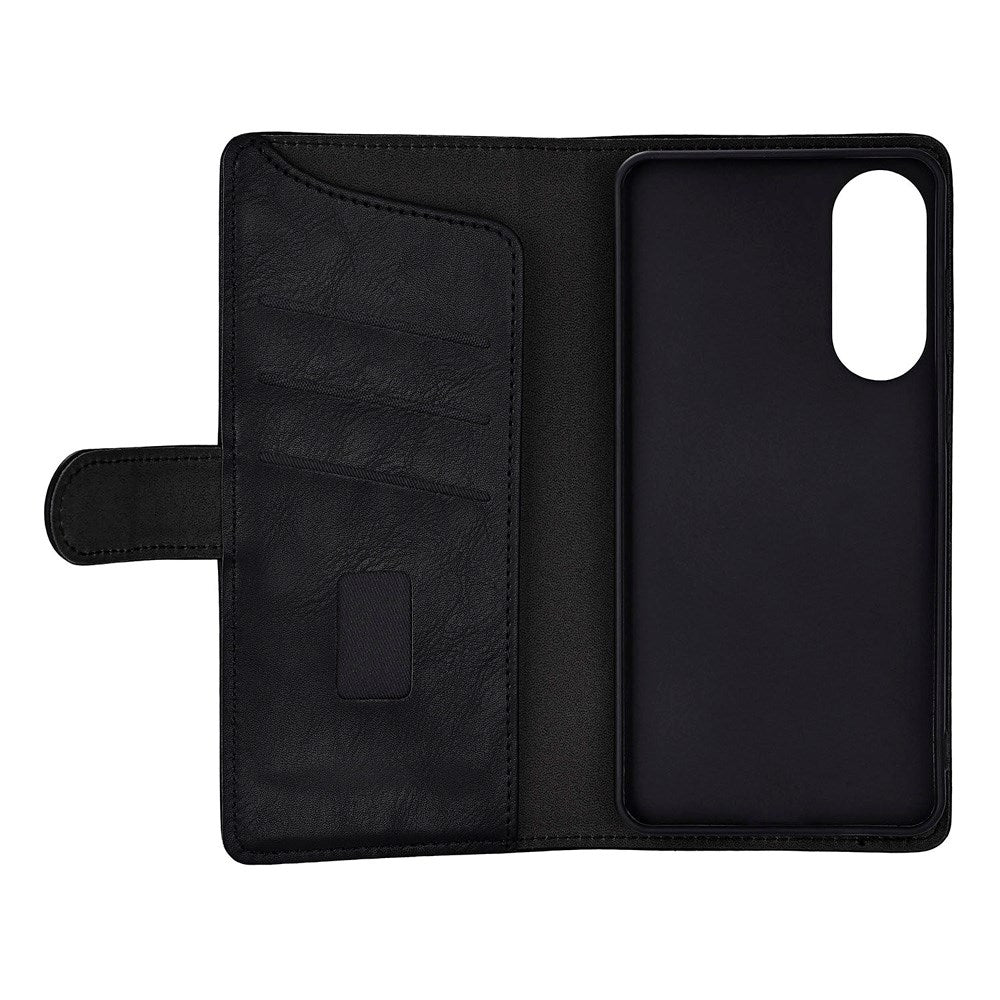 Samsung Galaxy S25 Edge GEAR Kunstlæder Flip Cover - MagSafe Kompatibel - Sort