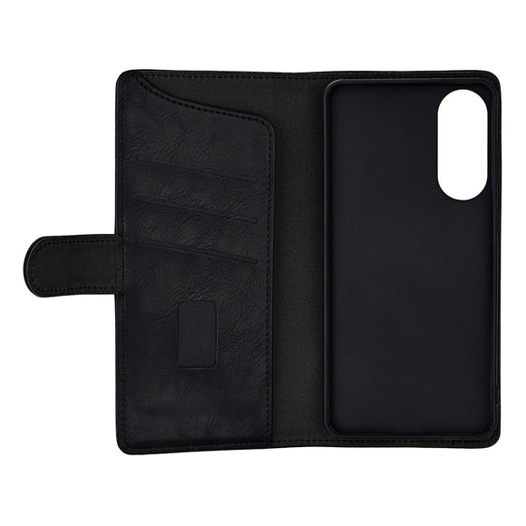 Samsung Galaxy S25 Edge GEAR Kunstlæder Flip Cover - MagSafe Kompatibel - Sort