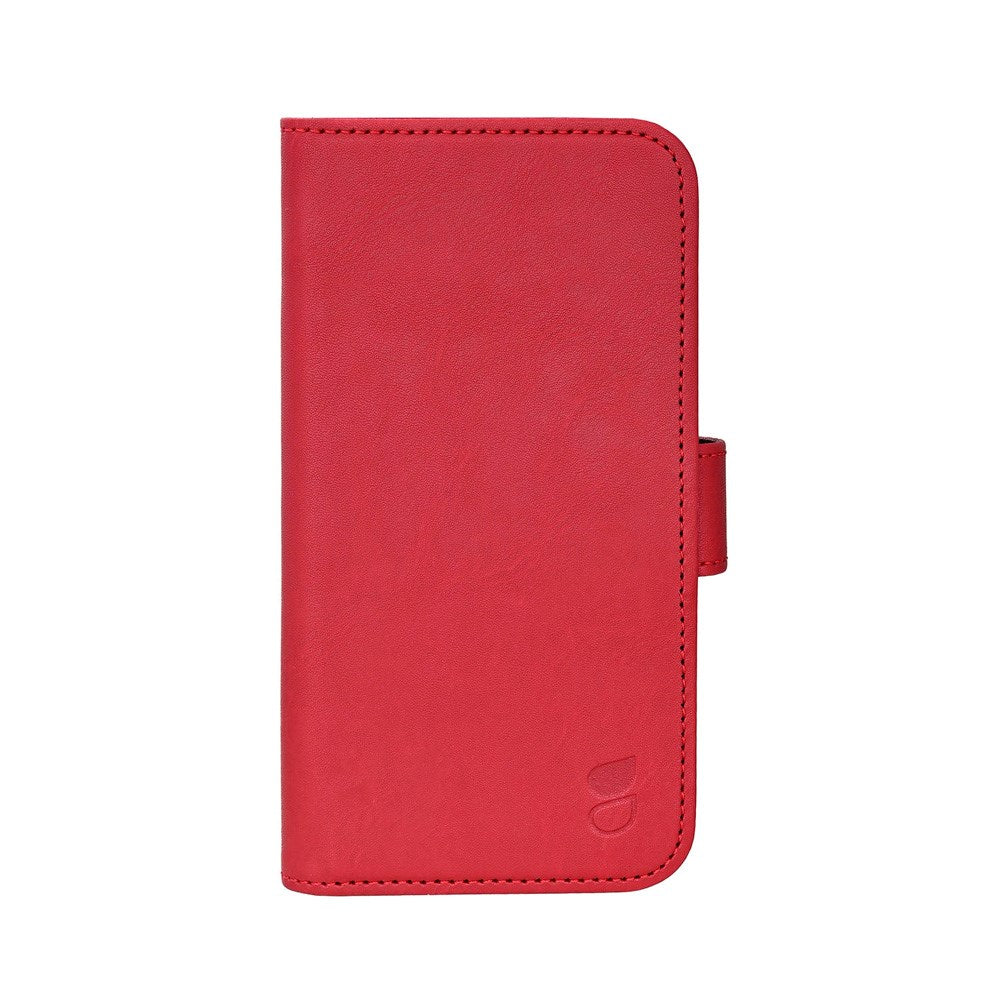 iPhone 17e / 16e GEAR Kunstlæder Flip Cover - MagSafe Kompatibel - Rød
