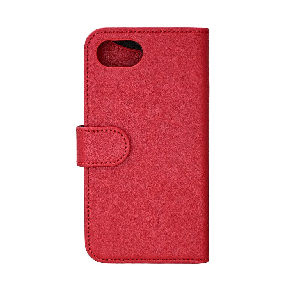 iPhone 17e / 16e GEAR Kunstlæder Flip Cover - MagSafe Kompatibel - Rød