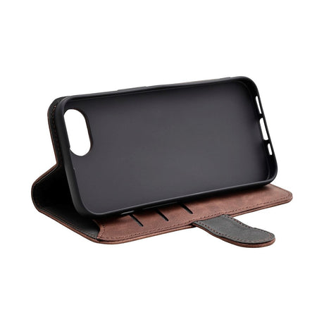 iPhone 17e / 16e GEAR Kunstlæder Flip Cover - MagSafe Kompatibel - Brun