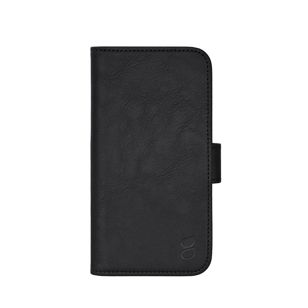 iPhone 17e / 16e GEAR Kunstlæder Flip Cover - MagSafe Kompatibel - Sort
