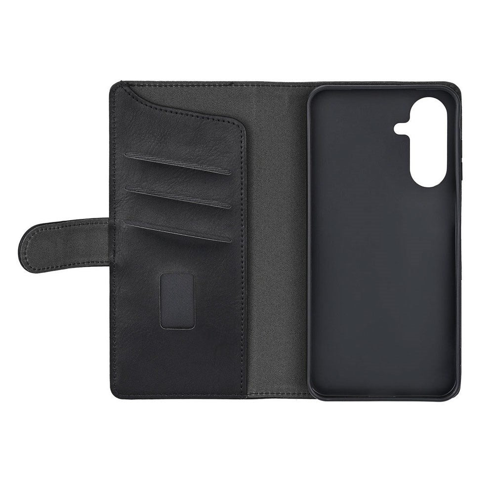 Samsung Galaxy A26 (5G) GEAR Genanvendt Kunstlæder Flip Cover m. Pung - Sort