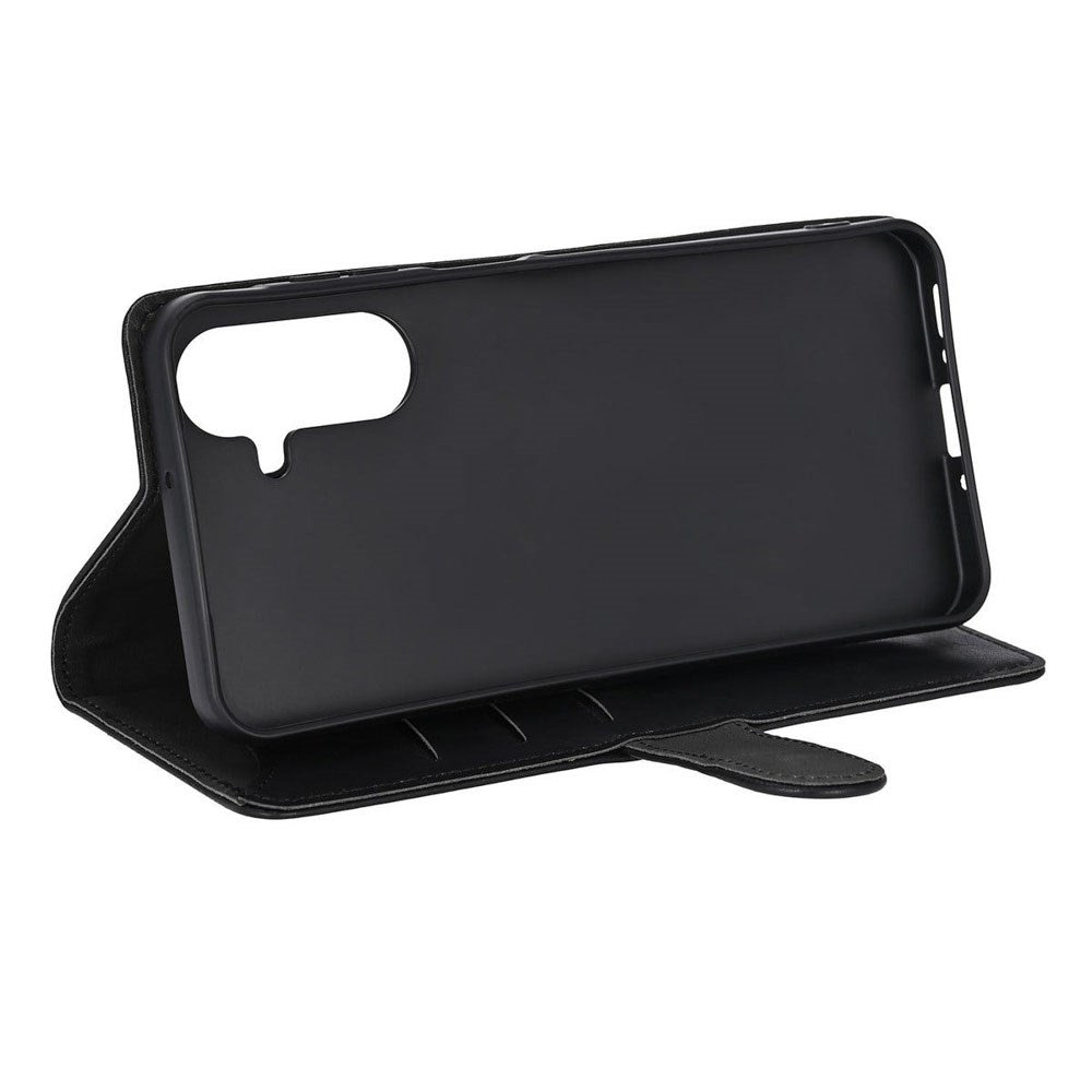 Samsung Galaxy A26 (5G) GEAR Genanvendt Kunstlæder Flip Cover m. Pung - Sort