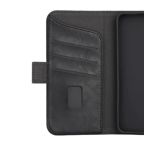 Samsung Galaxy S24 FE GEAR Vegansk Læder Cover m. Pung - Sort