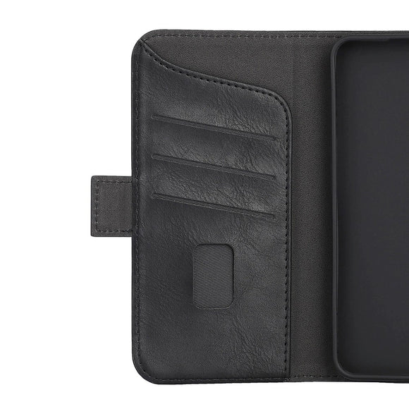 Samsung Galaxy S24 FE GEAR Vegansk Læder Cover m. Pung - Sort