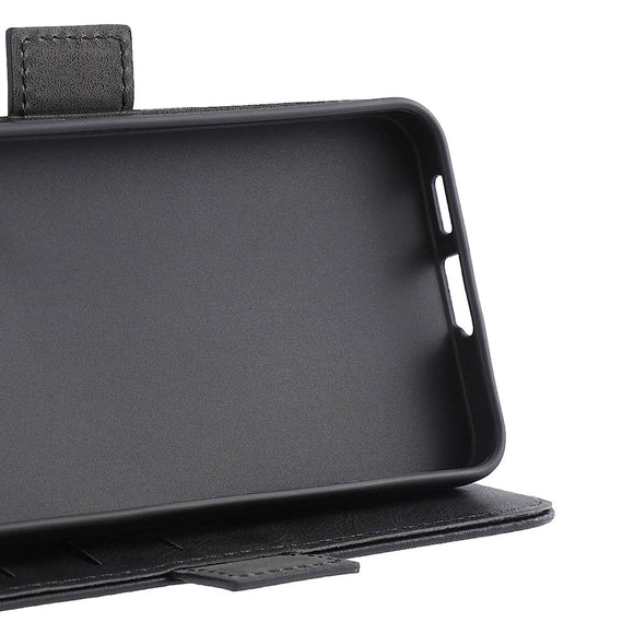Samsung Galaxy S24 FE GEAR Vegansk Læder Cover m. Pung - Sort