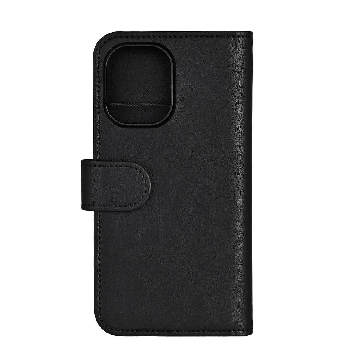iPhone 16 GEAR Læder Cover 2-i-1 m. Pung 3 Kort - MagSafe Kompatibel - Sort