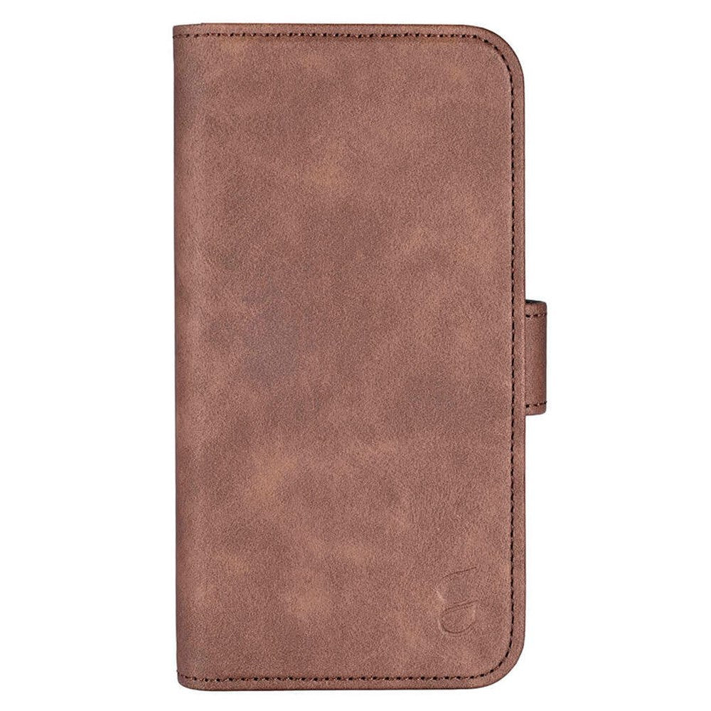 iPhone 16 GEAR Læder Cover m. Pung 3 kort - MagSafe Kompatibel - Brun
