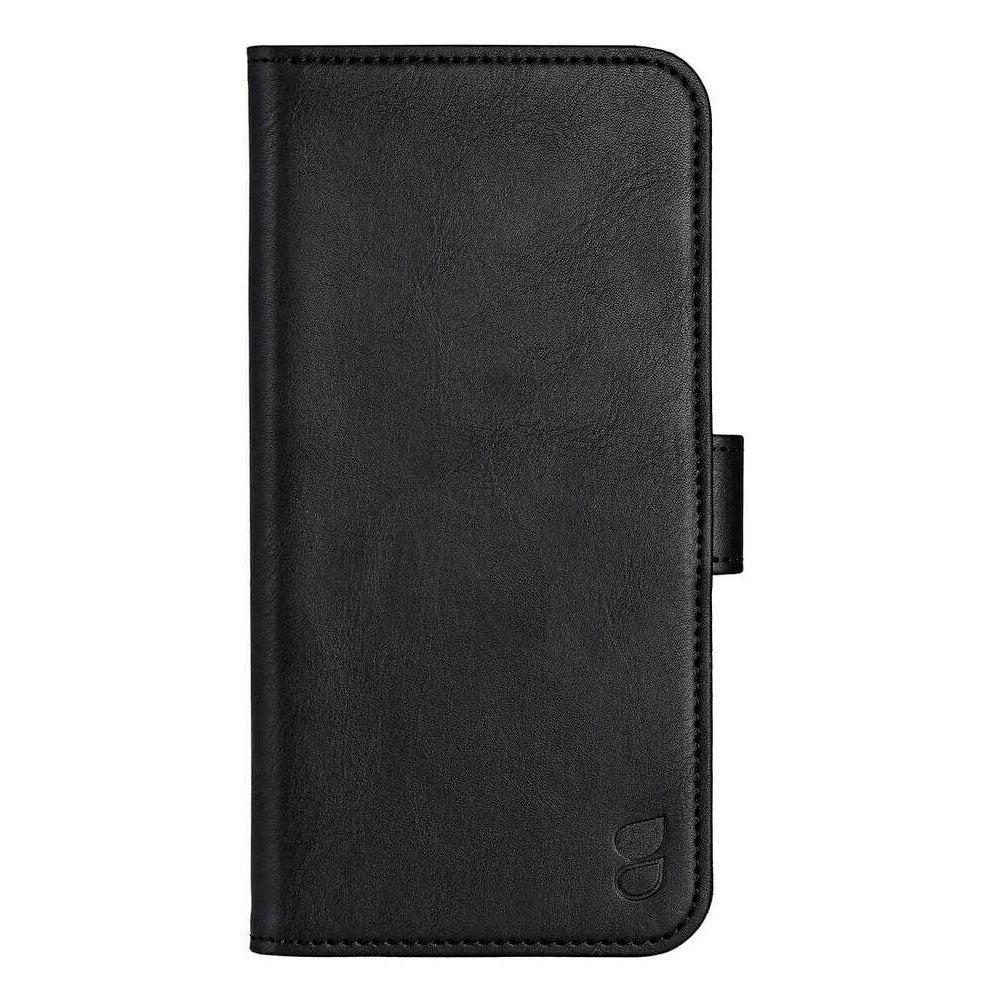 iPhone 16 Pro Max GEAR Læder Cover m. Pung 3 kort - MagSafe Kompatibel - Sort