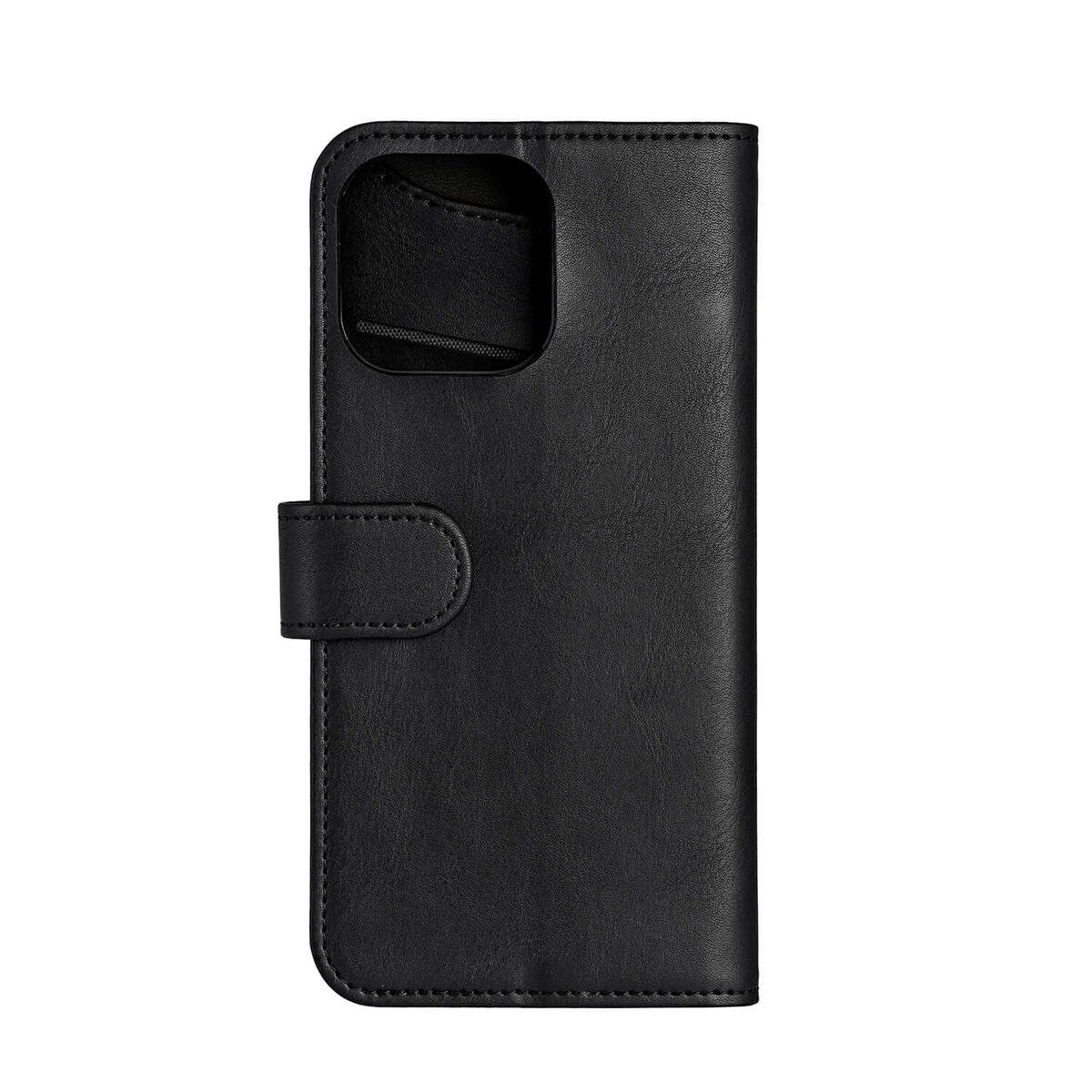 iPhone 16 Pro Max GEAR Læder Cover m. Pung 3 kort - MagSafe Kompatibel - Sort
