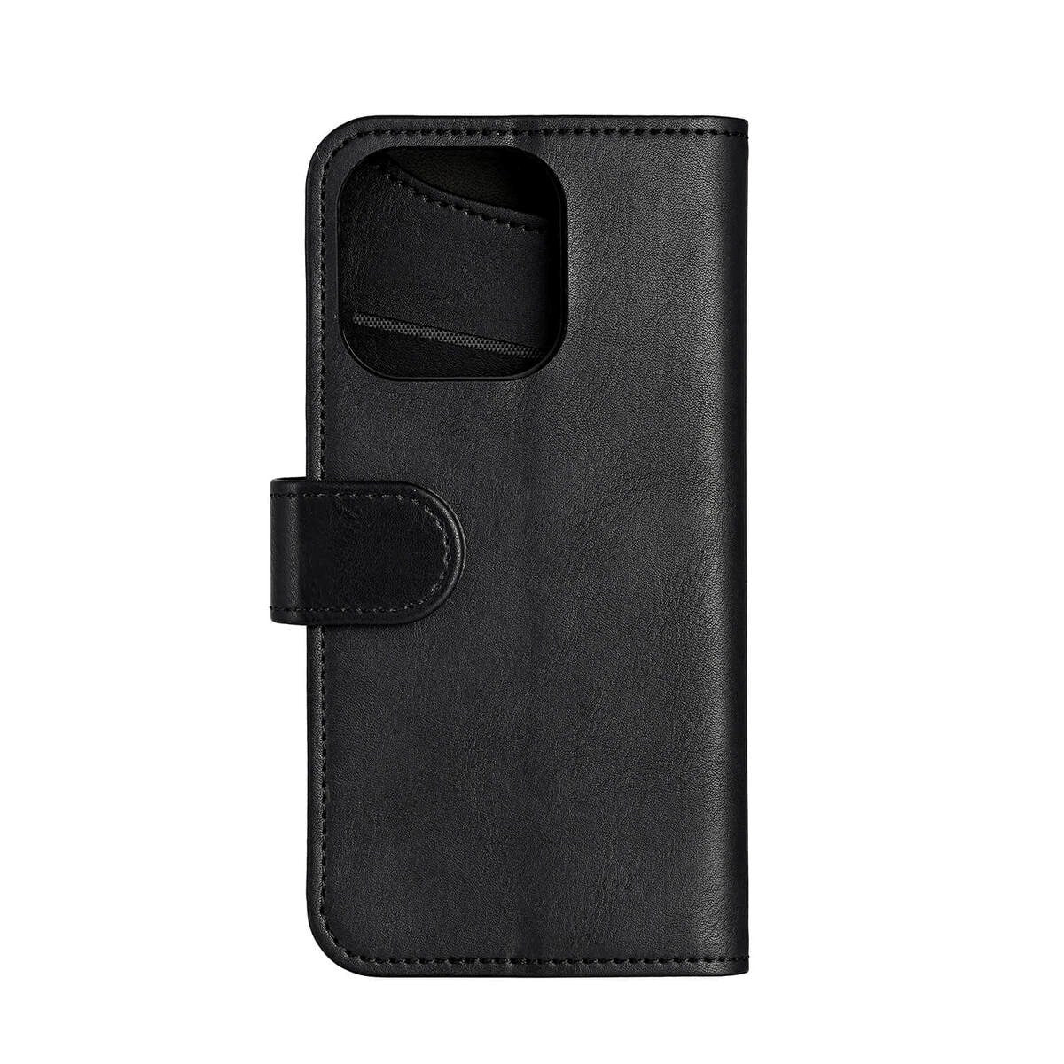 iPhone 16 Pro GEAR Læder Cover m. Pung 3 kort - Sort