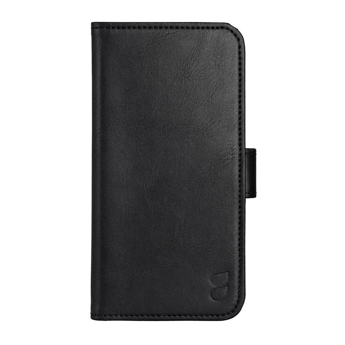 iPhone 16 Pro GEAR Læder Cover m. Pung 3 kort - Sort