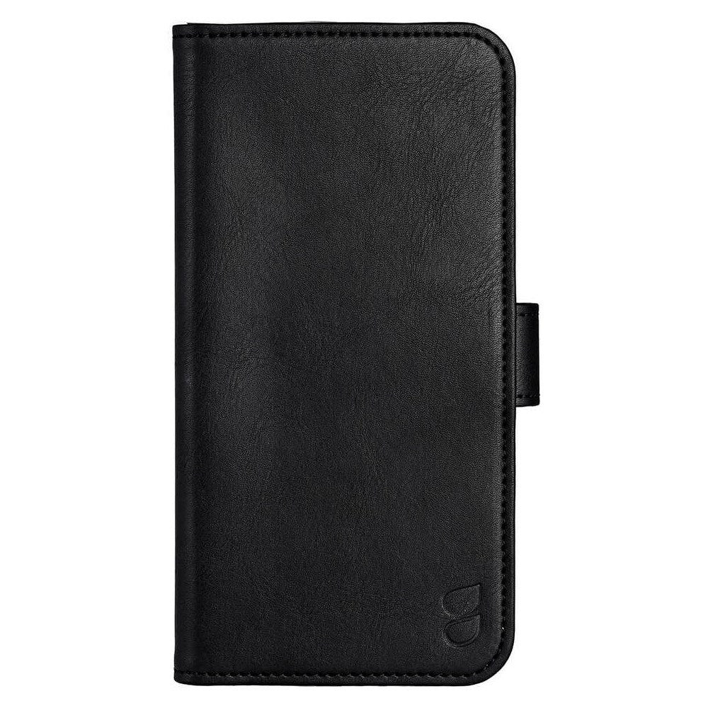 iPhone 16 GEAR Læder Cover m. Pung 3 kort - MagSafe Kompatibel - Sort