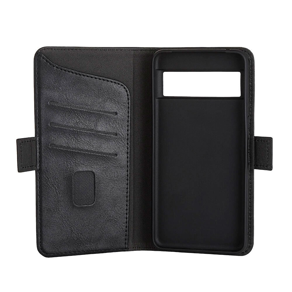 GEAR Google Pixel 8 Pro Læder Cover m. Pung - Sort