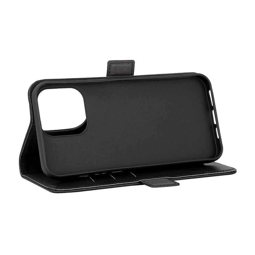iPhone 13 Mini Gear Wallet - Læder Cover m. Pung - Sort