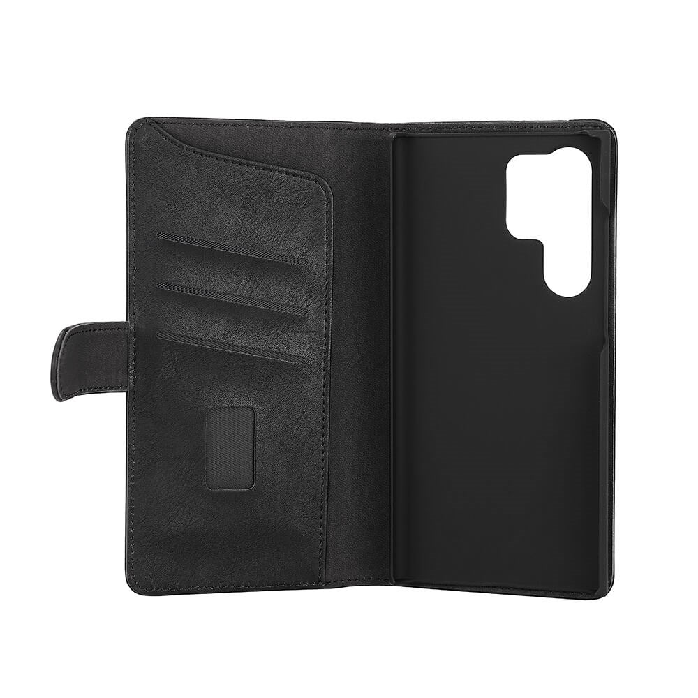 GEAR Samsung Galaxy S23 Ultra Læder Cover m. Pung - Sort