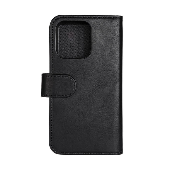 iPhone 14 Pro GEAR Læder Cover 2-i-1 m. Pung 7 kort - Sort