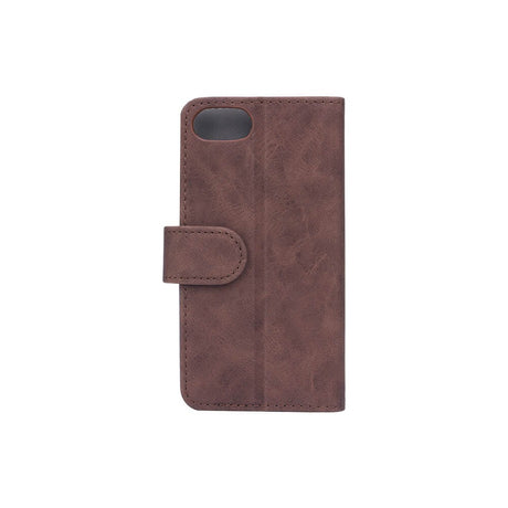 iPhone SE 2020/8/7 GEAR Læder Cover m. Pung - Brun