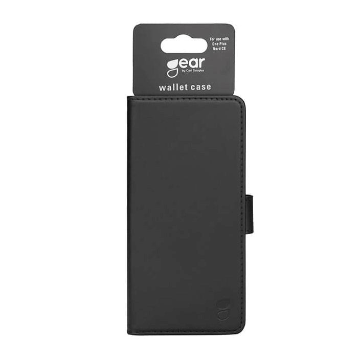 OnePlus Nord 2 (5G) GEAR Leather Wallet Cover - Sort