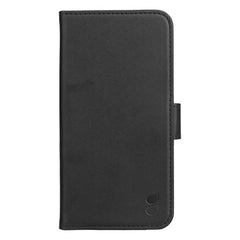 iPhone 13 Pro Gear Wallet - Læder Cover m. Pung - Sort