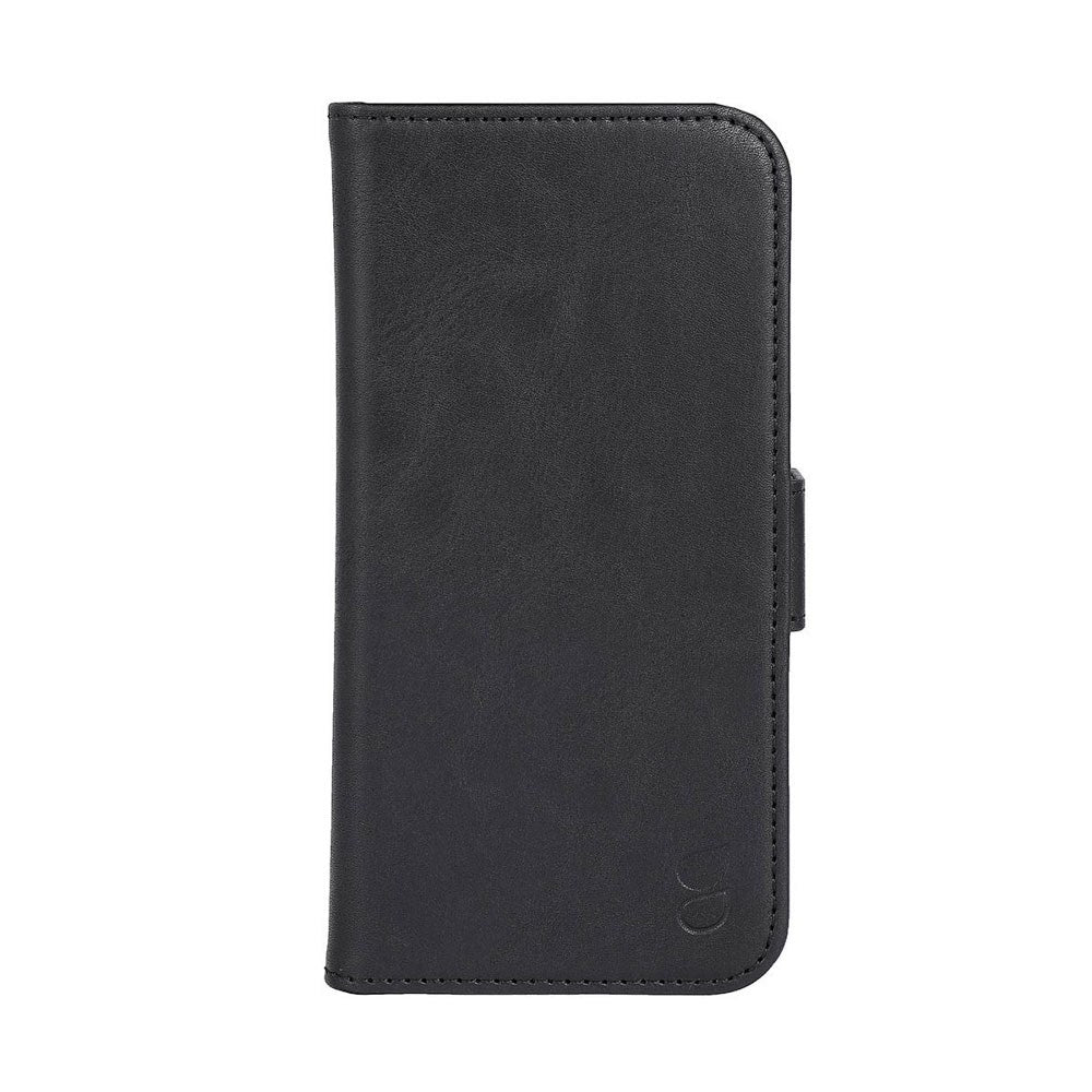 iPhone 12 / 12 Pro GEAR Læder Cover m. Pung - Sort