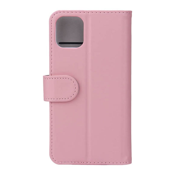 iPhone 11 GEAR Læder Cover m. Pung - Pink