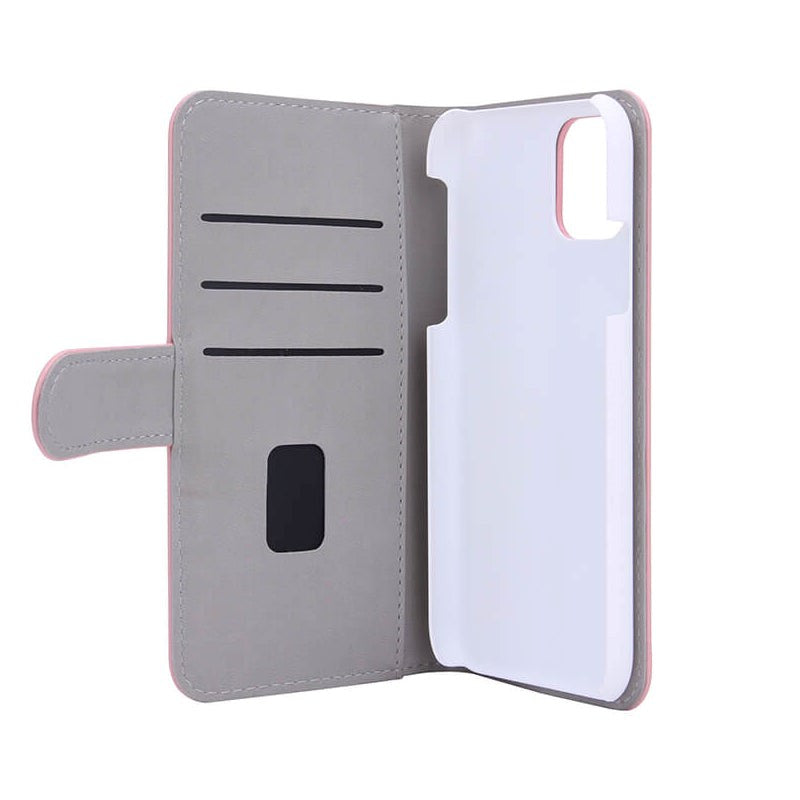 iPhone 11 GEAR Læder Cover m. Pung - Pink